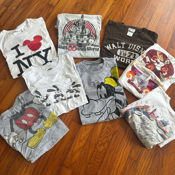 Tops - Set of 8 Disney Shirts size Medium